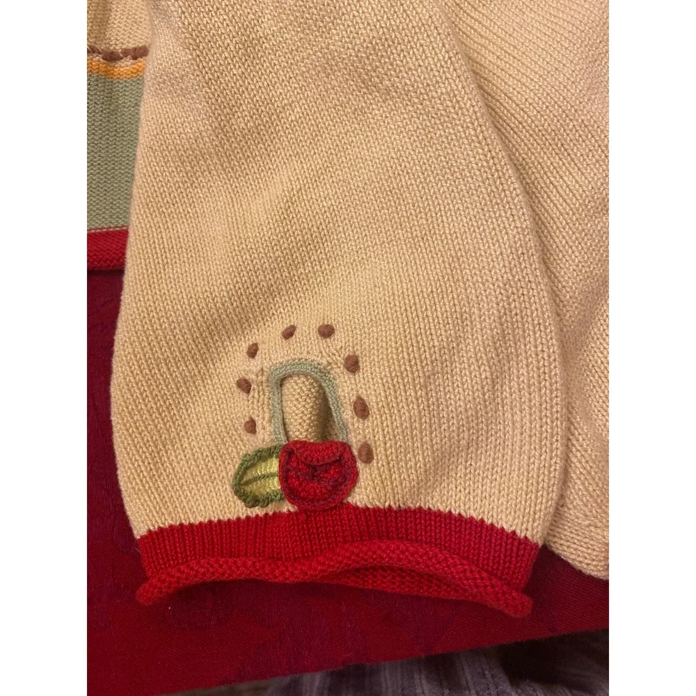 Zackali 4 Kids 3 Piece Knit Set Sweater Jumper Shorts Floral Cotton 18MO Armenia